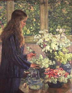 Young Woman on the Banks of the Greve River, 1901