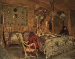 Denise Natanson and Marcelle Aron at Villerville