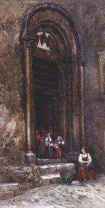 The Proclamation of Wilhelm as Kaiser of the new German Reich, in the Hall of Mirrors at Versailles on 18th January 1871, painted 1885 2