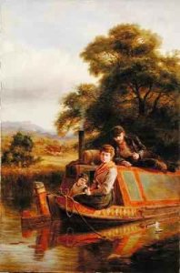 Landscape with Gypsy Caravan