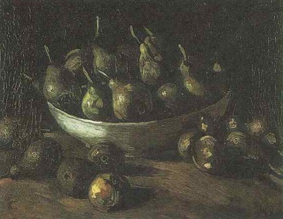 Still Life With An Earthen Bowl And Pears