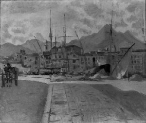 Orchard Woman Seated In A Garden