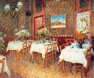Interior Of A Restaurant In Arles