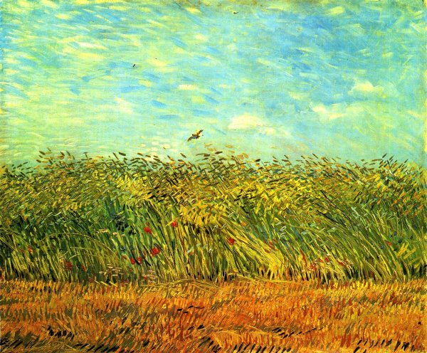 Wheat Field With A Lark