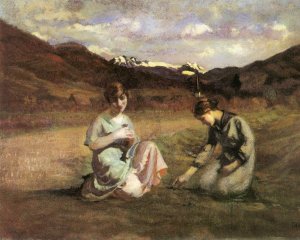 Picking Violet 1920